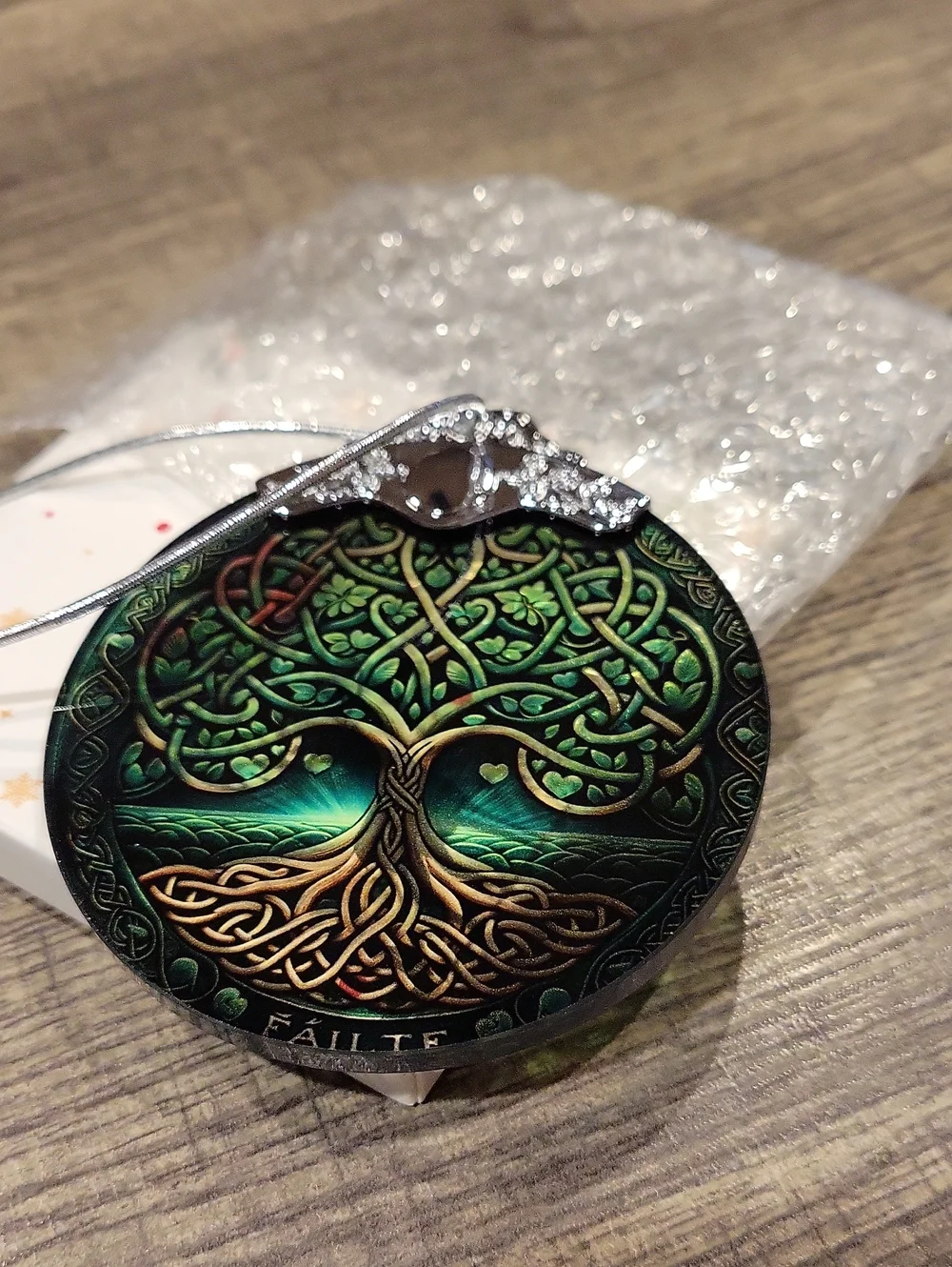 5 For 25.00 / Celtic Tree Of Life Ornament,NIB